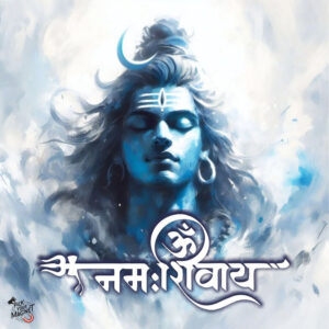 Lord Shiva Meditation Art – Om Namah Shivaya Illustration